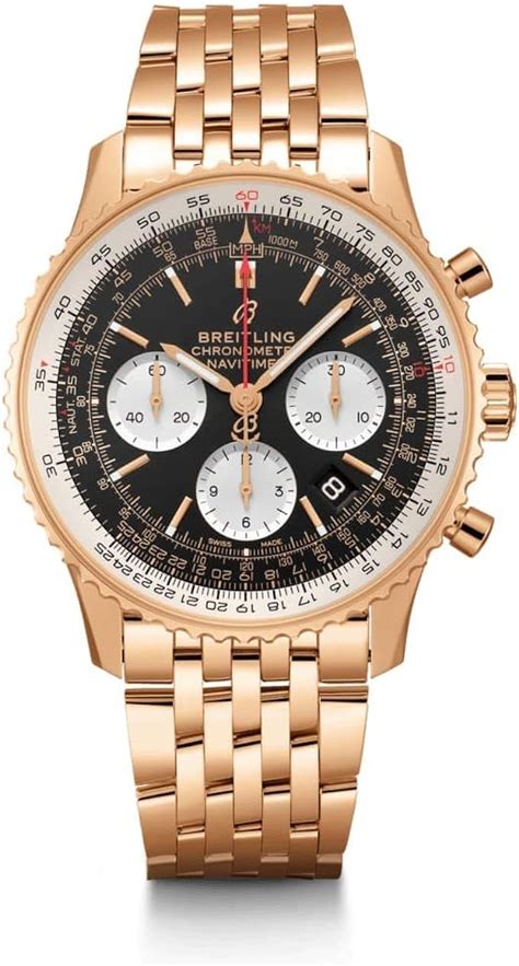 breitling b01 gold|breitling navitimer b01 for sale.